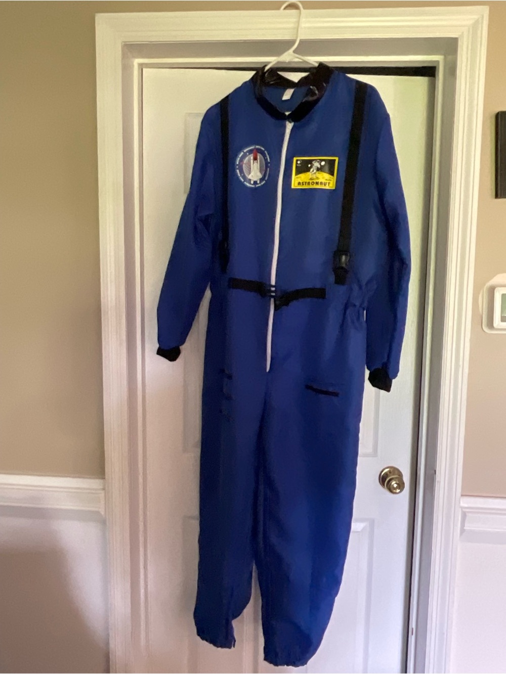 Blue Astronaut Jumpsuit with Patches